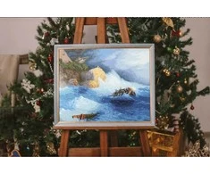 Beldizart Siuvinėjimo rinkinys Laivo avarija 41.3x51.3 cm S/MK104