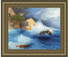 Beldizart Siuvinėjimo rinkinys Laivo avarija 41.3x51.3 cm S/MK104