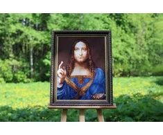 Beldizart Kryželiu siuvinėjimo rinkinys Pasaulio Gelbėtojas 39,5x53 cm S/MK108