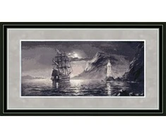 Zolotoe Runo Beldizart Siuvinėjimo rinkinys "Mėnulio pieva" 42.5x19 cm S/MM018
