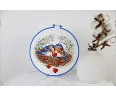 Beldizart Siuvinėjimo rinkinys Birds in the nest 30x30 cm S/RS024