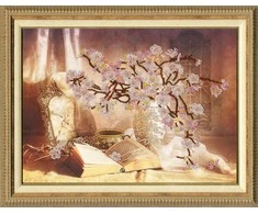 Zolotoe Runo Beldizart (Nebegaminamas) Kryželiu siuvinėjimo rinkinys "Žydinti sakura" 26 x 35 cm S/RT006