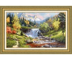 Zolotoe Runo Beldizart Kryželiu siuvinėjimo rinkinys "Kalnų upelis" 32.5 × 55 cm S/VM035