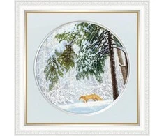 Zolotoe Runo Beldizart Kryželiu siuvinėjimo rinkinys "Žiemos miškas" 31.7 × 31.7 cm S/VM036