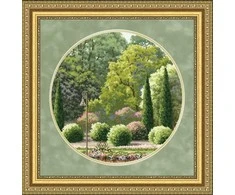 Zolotoe Runo Beldizart Kryželiu siuvinėjimo rinkinys "Vasaros parkas" 31.7×31.7 cm S/VM037
