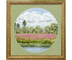 Beldizart Kryželiu siuvinėjimo rinkinys Raudona vasara 31.7x31.7 cm S/VM041