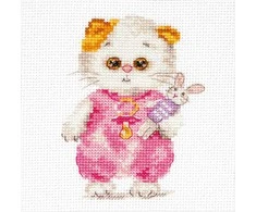 Alisa Beldizart Kryželio siuvinėjimo rinkinys Kryželio siuvinėjimo rinkinys "Li-li baby with a bunny" S0-231