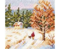 Alisa Beldizart Kryželiu siuvinėjimo rinkinys „Atėjo žiema. Kelias namo“ S0-239