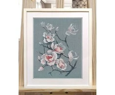 Oven Beldizart Siuvinėjimo kryželiu rinkinys "Švelni magnolija" S1560