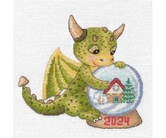 Oven Beldizart Siuvinėjimo kryželiu rinkinys "Dragon's Dream" S1563