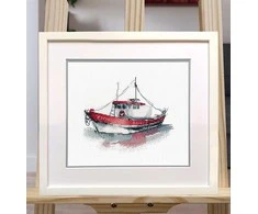 Oven Beldizart Kryželiu siuvinėjimo rinkinys „Boat-1“ S1620