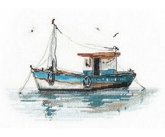 Oven Beldizart Kryželiu siuvinėjimo rinkinys "Boat-2" S1621