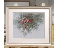 Oven Beldizart Kryželio siūlių rinkinys "Žiema, Naujieji metai..." 35x28 cm S1652