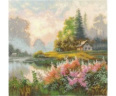 Beldizart Kryželiu siuvinėjimo rinkinys "Rūko šalis" 19x19 cm SANK-69