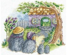 Andriana Beldizart Kryželiu siuvinėjimo rinkinys "Housewarming. Hedgehogs" SANN-33