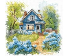 Andriana Beldizart Kryželių siuvinėjimo rinkinys "Šeimos name" 17,5 x 17 cm SANN-37