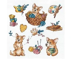 Andriana Beldizart Siuvin ėjimo rinkinys. Corgi SANS-65
