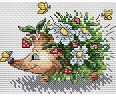 MP Studia Beldizart Kryželiu siuvinėjimo rinkinys "Pavasario ežiukas" SM-660