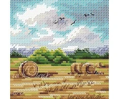 MP Studia Beldizart Kryželio siuvinėjimo rinkinys "Kaimo toliai" 11x11 cm SM-994