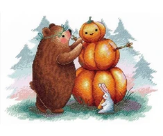 MP Studia Beldizart Kryželiu siuvinėjimo rinkinys "Pumpkinkeeper" SNV-809