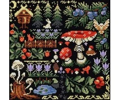 MP Studia Beldizart Kryželiu siuvinėjimo rinkinys „Sampler. Paslaptingas miškas“ SNV-889