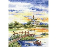 MP Studia Beldizart Kryželiu siuvinėjimo rinkinys „Ryto harmonija“ 20x16 cm SNV-916