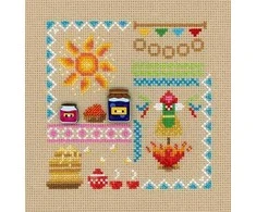 MP Studia Beldizart Kryželių siuvinėjimo rinkinys "Mini Sampler. Pancake Week" SNV-943