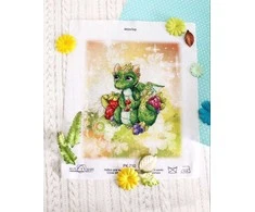 MP Studia Beldizart Kryželio siuvinėjimo rinkinys "Žemės sargas" 13x12cm SRK-710