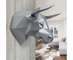 Beldizart Wizardi 3D popieriaus modelis Jautis PP-1BUL-SLV