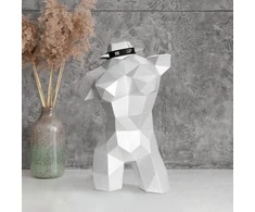 Beldizart WIZARDI 3D popieriaus maketo modeliai Skulptūra (balta) PP-2STO-WHT