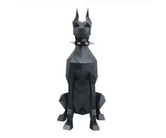 Beldizart Wizardi 3D modelis iš popieriaus PP-2DBR-BLA