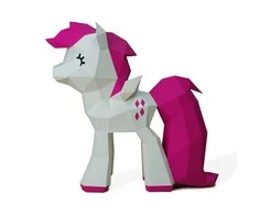 Beldizart Wizardi 3D Popieriaus gaminimo rinkinys Mielas ponis PP-2MIP-CRI