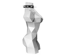 Beldizart WIZARDI 3D popieriaus maketo modeliai Skulptūra (balta) PP-2STO-WHT