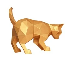 Beldizart WIZARDI 3D popieriniai modeliai Ginger cat PP-2KOT-GIN