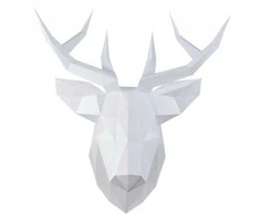 Beldizart Wizardi 3D popieriaus modelio rinkinys Deer PP-1OLP-WHT