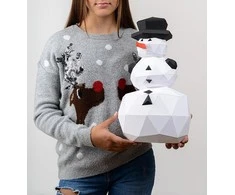 Beldizart WIZARDI 3D popierinių modelių rinkinys Sniegas PP-2SNO-WHI