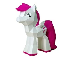 Beldizart Wizardi 3D Popieriaus gaminimo rinkinys Mielas ponis PP-2MIP-CRI