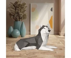 Beldizart WIZARDI 3D popieriaus modeliai Husky PP-2HAS-3GWB