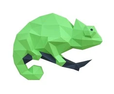 Beldizart WIZARDI 3D popieriaus modeliavimo rinkinys Chameleon PP-1XAM-2GRI