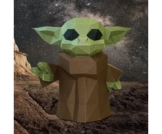 Beldizart WIZARDI 3D popieriniai modeliai Baby Yoda PP-2YDA-3WAS