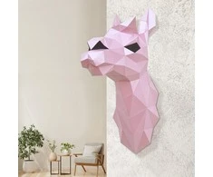 Beldizart WIZARDI 3D popieriaus modeliai Lama (rožinė) PP-1LAM-PIN