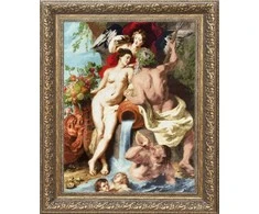 Zolotoe Runo Beldizart Kryželiu siuvinėjimo rinkinys „Žemės ir Vandens sąjunga“ 87 × 67 cm S/MK058