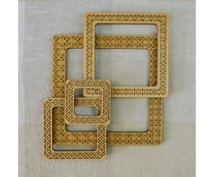 Embroidery Craft BOBKOVA ANNA FOP, reg. Nr. 2917408480 Lankelis su magnetais 14x14 cm (Ąžuolas) PM-019-1414O