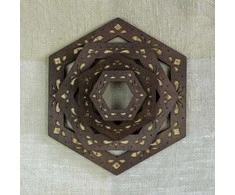 Embroidery Craft BOBKOVA ANNA FOP, reg. Nr. 2917408480 Lankelis su magnetais 14x16 cm (Wenge) PM-018-1416W