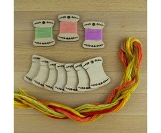Embroidery Craft BOBKOVA ANNA FOP, reg. Nr. 2917408480 Ritės, ritės Modelis 2 (pakuotė po 50) BB-004-50