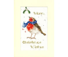 Bothy Threads Cross stitch "Christmas Card - Warm Wishes" XMAS47 10x16 cm