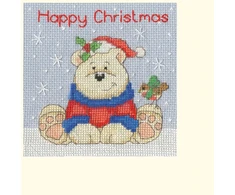 Bothy Threads Cross stitch "Christmas Card - Polar Pals" XMAS70 10x10 cm