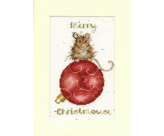 Bothy Threads Cross stitch "Christmas Card - Merry Christmouse" XMAS50 10x16 cm