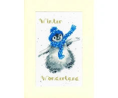 Bothy Threads Cross stitch "Christmas Card - Winter Wonderland" XMAS55 10x16 cm