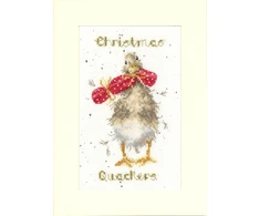 Bothy Threads Cross stitch "Christmas Card - Christmas Quackers" XMAS48 10x16 cm